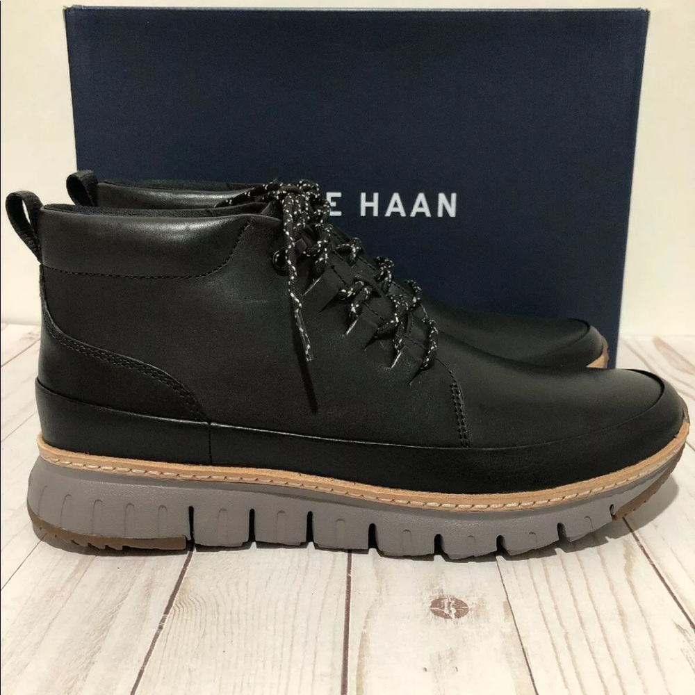 🔴SOLD🔴NEW Men’s Cole Haan Rugged Chukka Golden Oak Black
